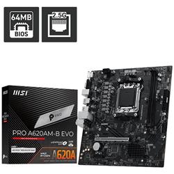 MOTHER AM5 DDR5 MSI PRO A620AM EVO RAMx2 NVMEx1 HD